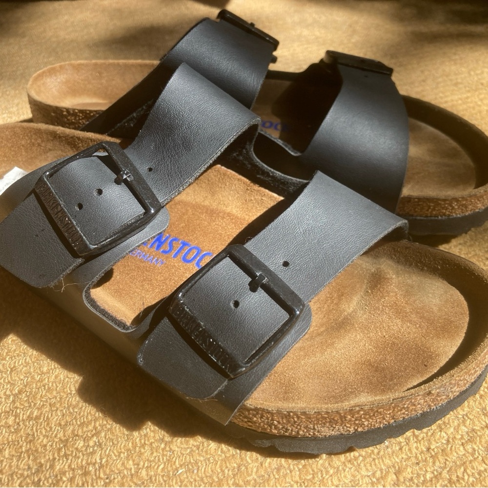 Birkenstock Arizona 39 Black Soft Footbed